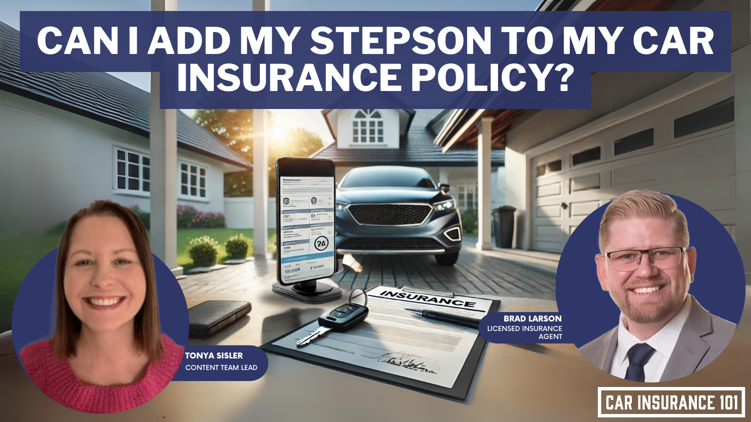 Can I add my stepson to my car insurance policy?