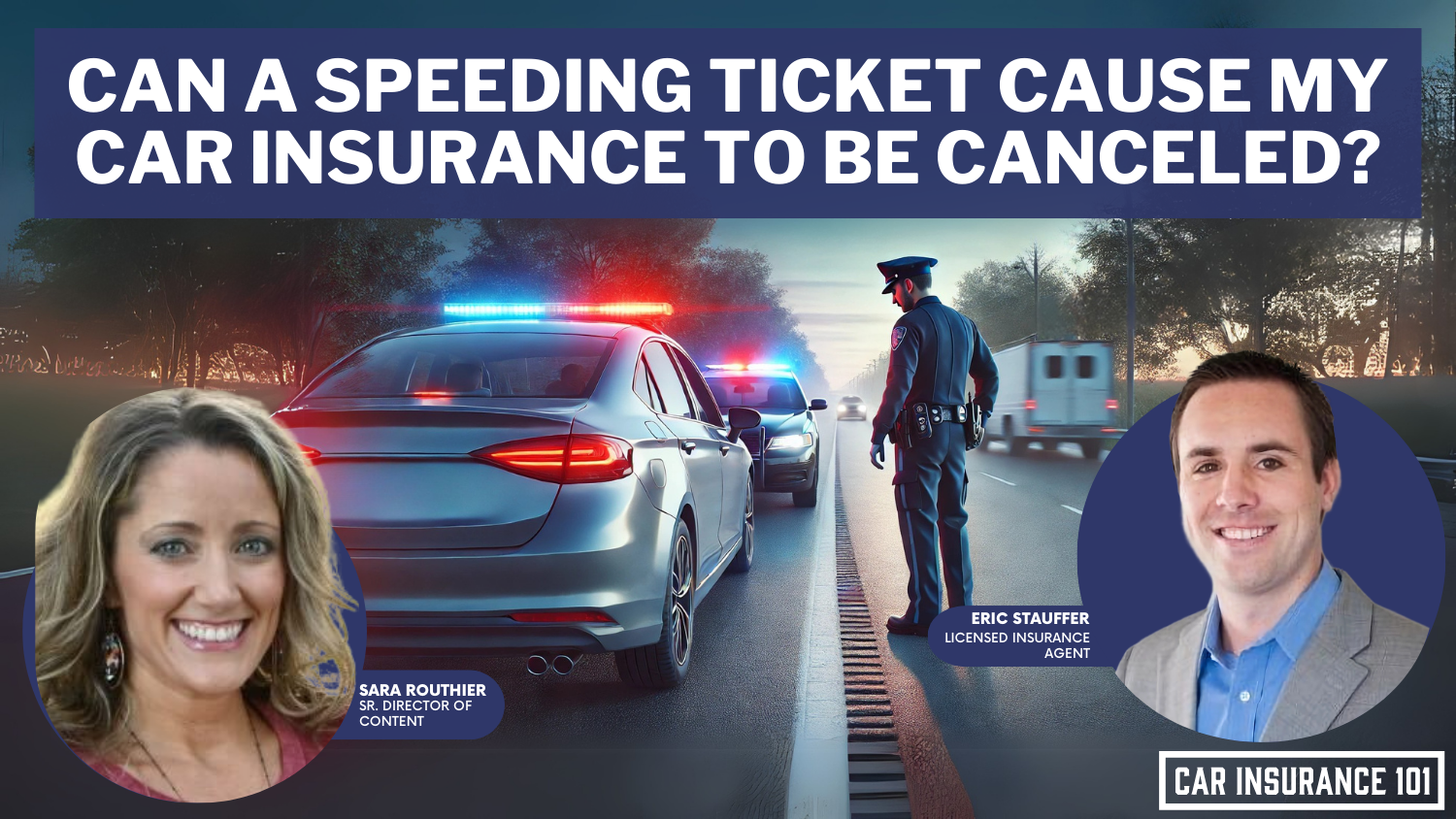 Can a speeding ticket cancel my car insurance?