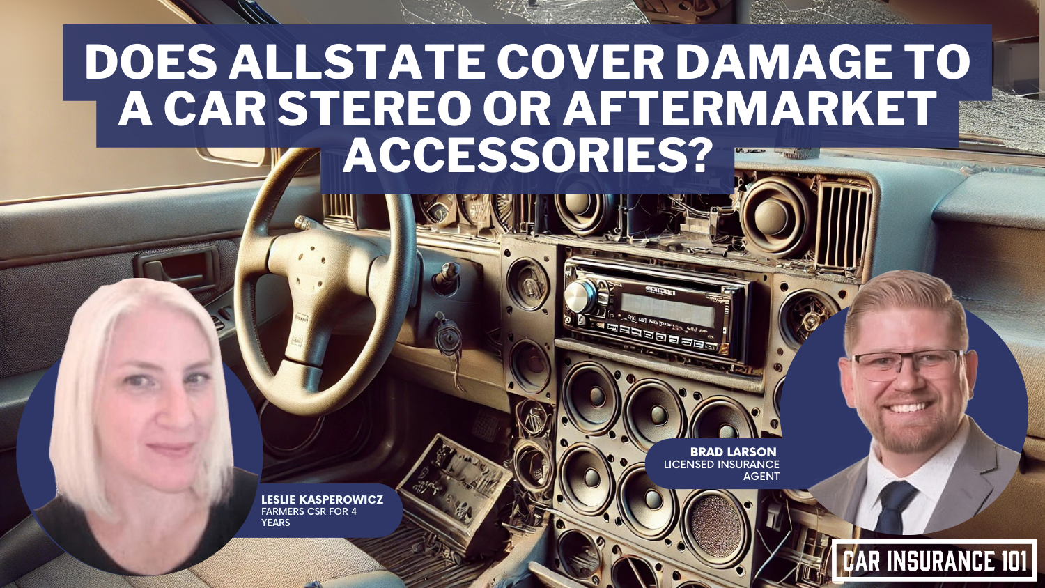 Does Allstate car insurance cover damage to my car’s stereo or other aftermarket accessories?