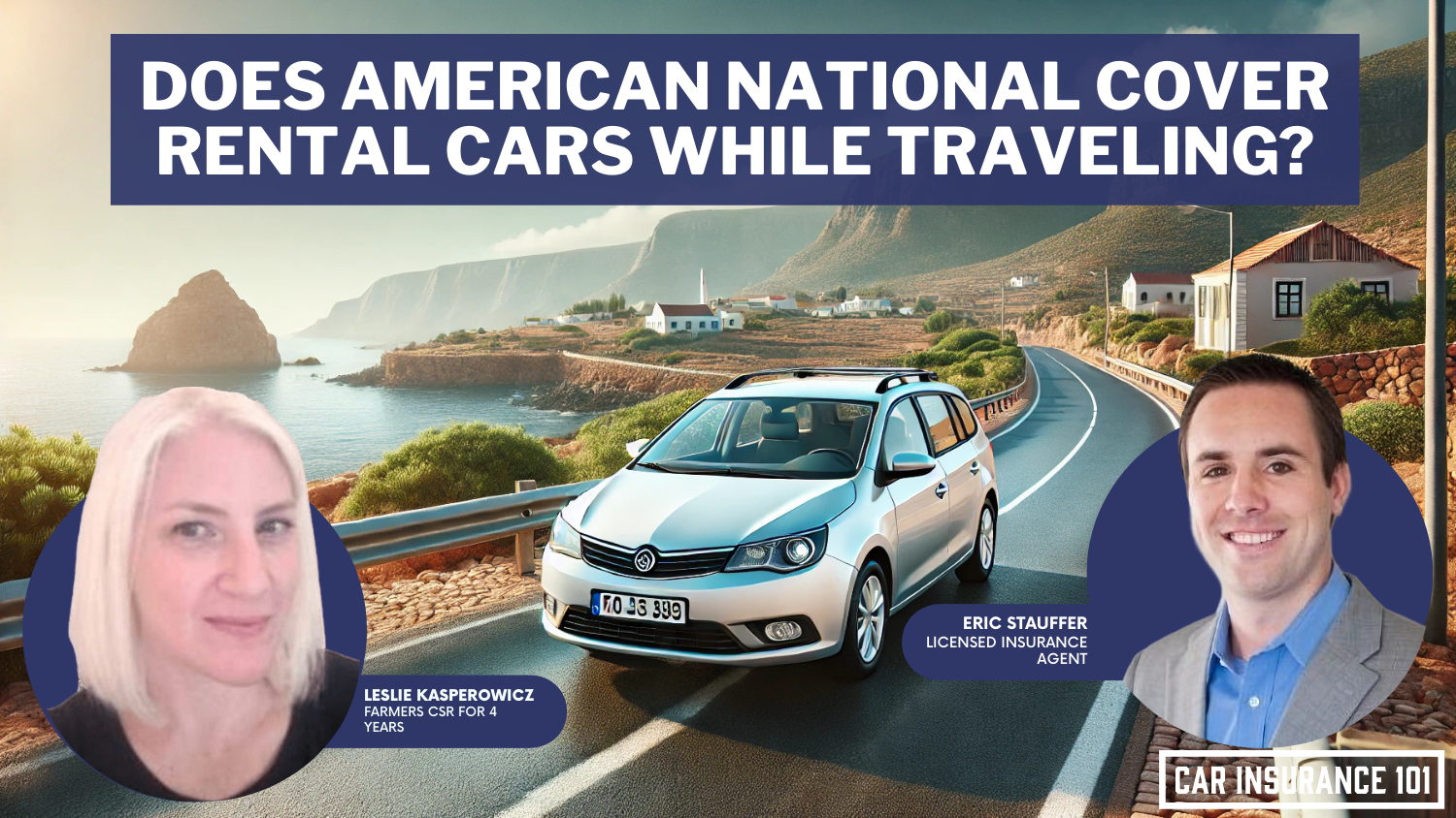 Does American National Insurance car insurance cover rental cars when I am traveling out of town?