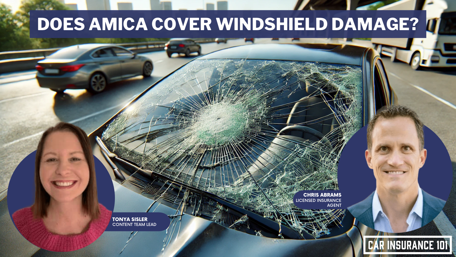 Does Amica Mutual Insurance car insurance cover damage to my windshield?