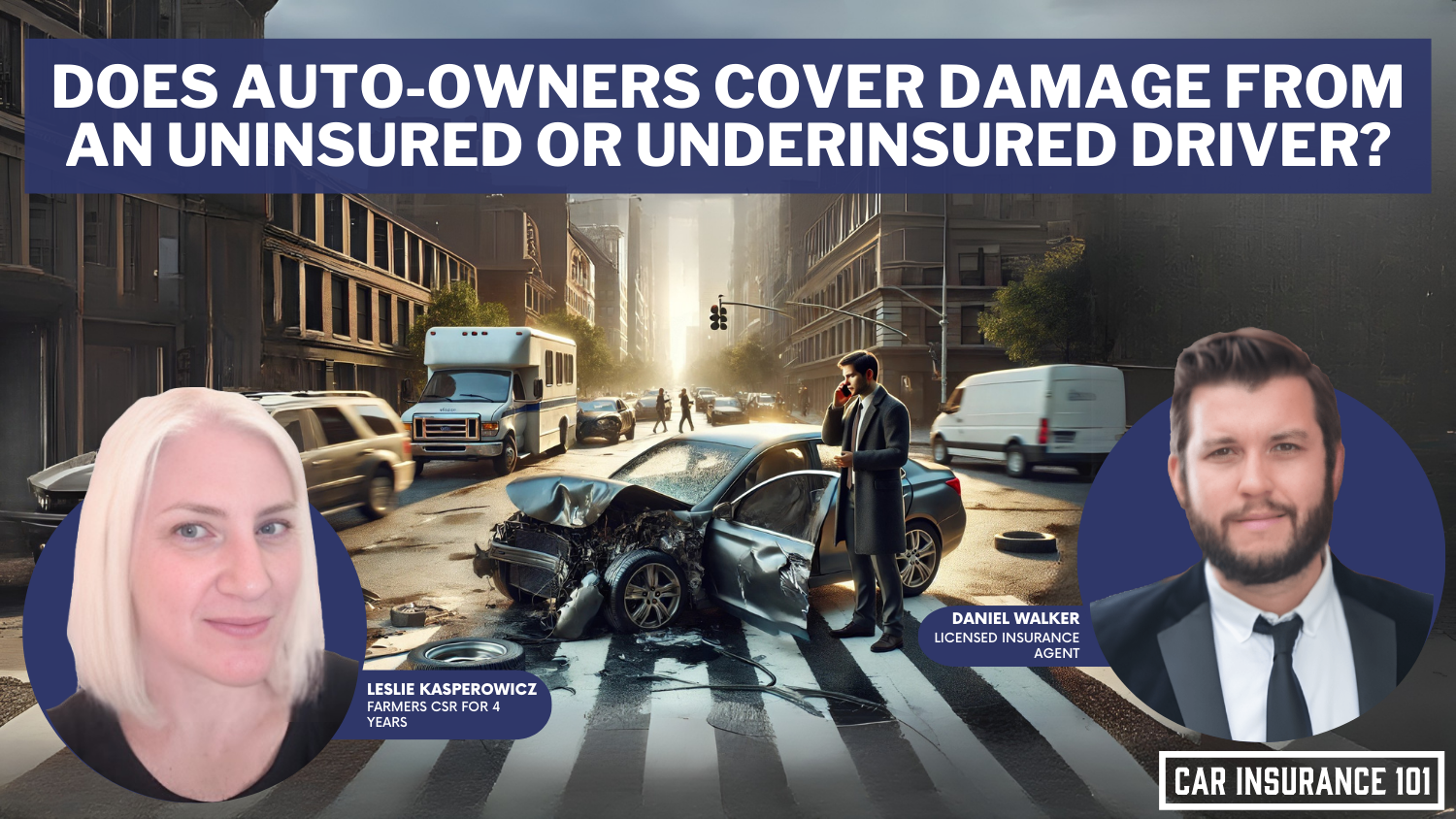 Does Auto-Owners Insurance car insurance cover damage caused by a driver who is uninsured or underinsured?