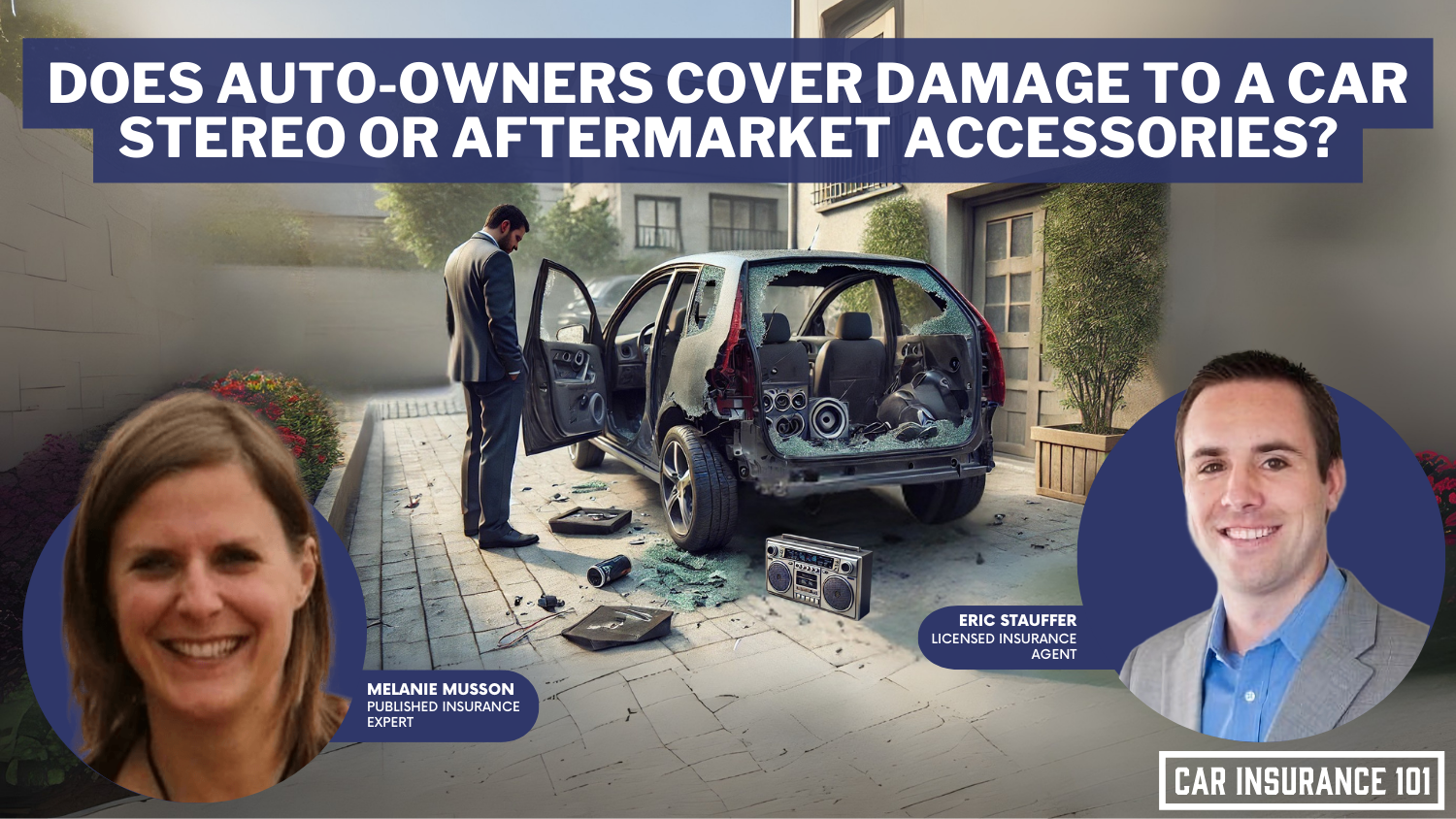 Does Auto-Owners Insurance car insurance cover damage to my car’s stereo or other aftermarket accessories?