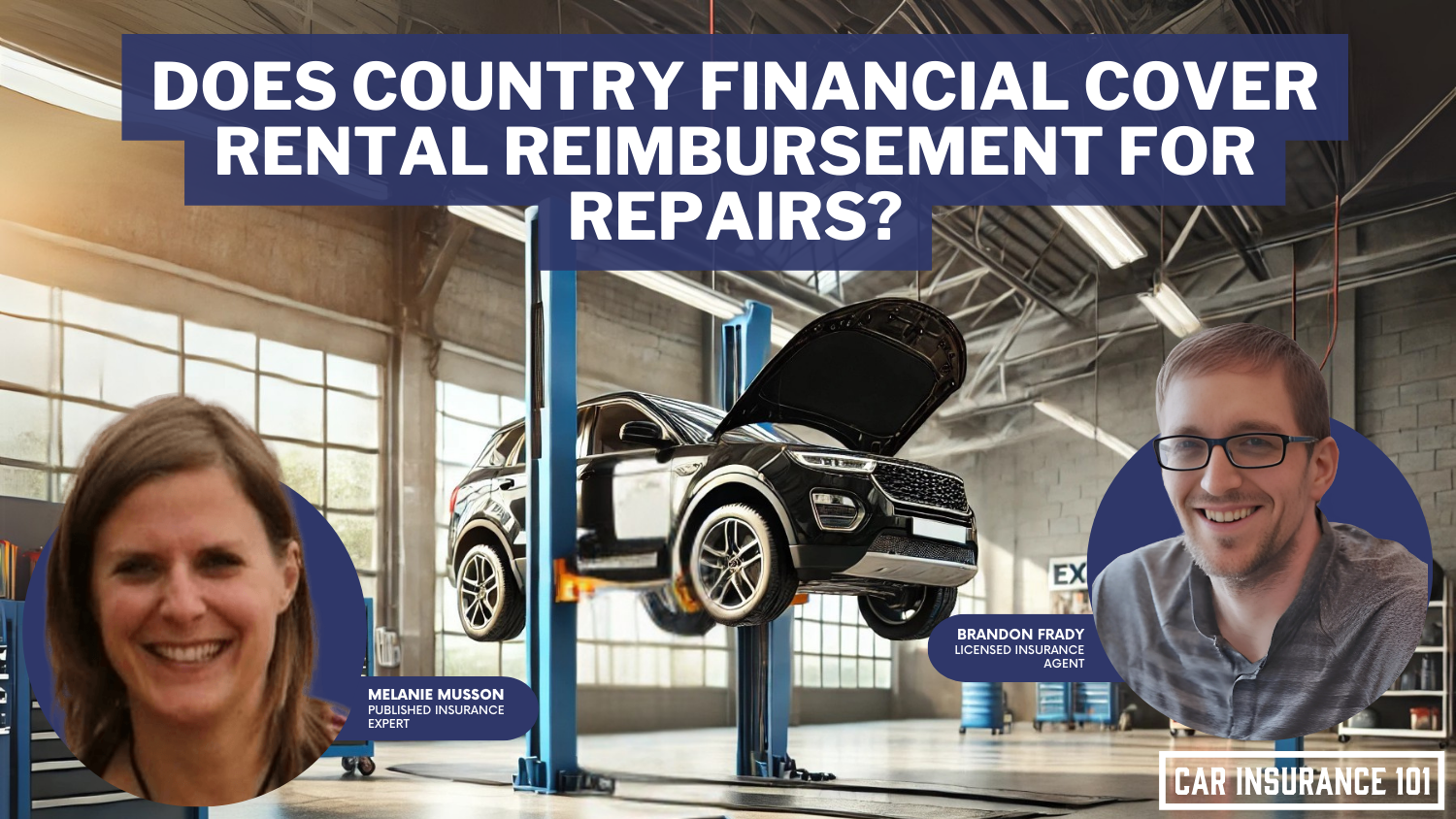 Does COUNTRY Financial car insurance cover rental reimbursement if my car is being repaired?