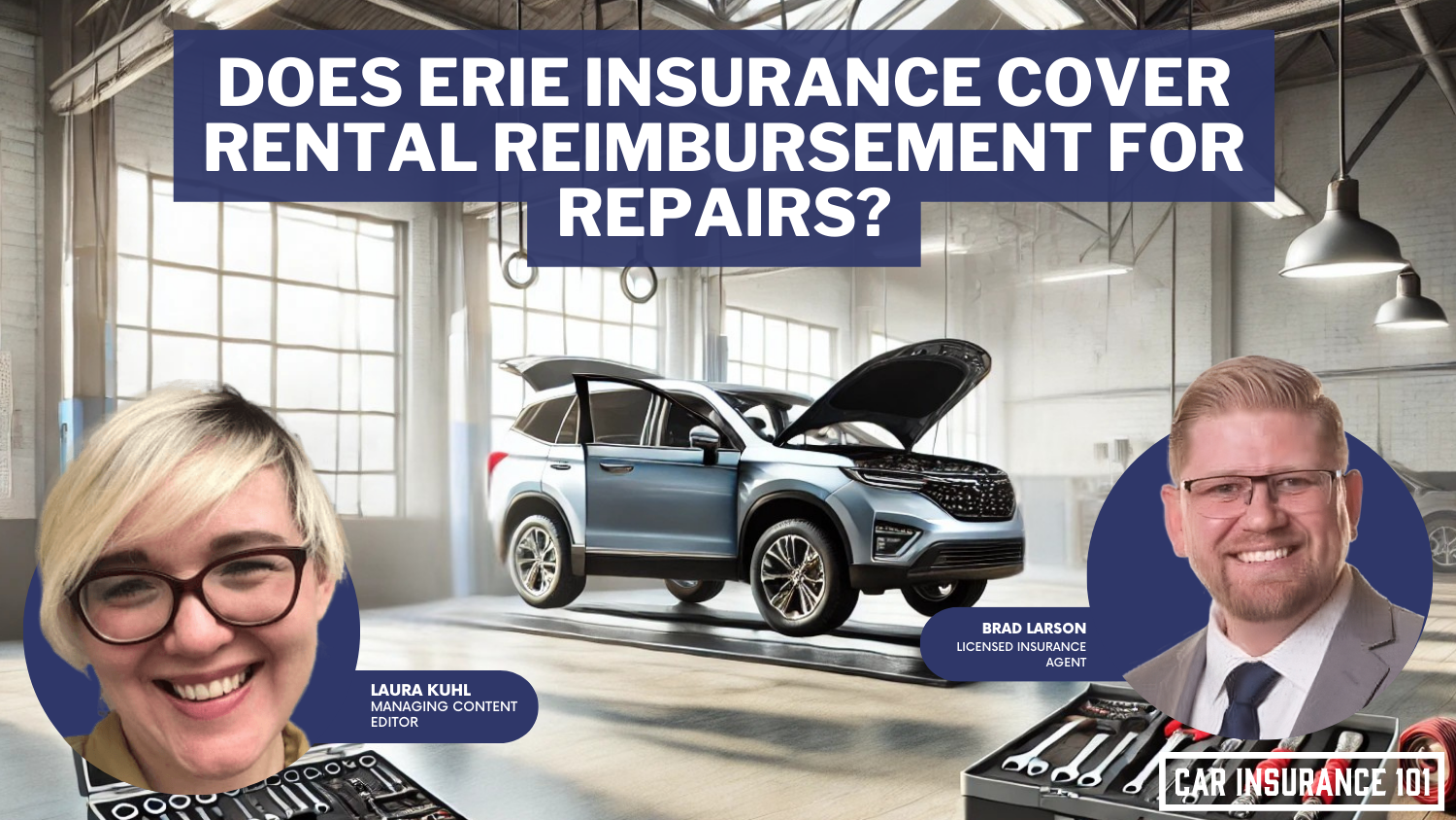 Does Erie Insurance car insurance cover rental reimbursement if my car is being repaired?