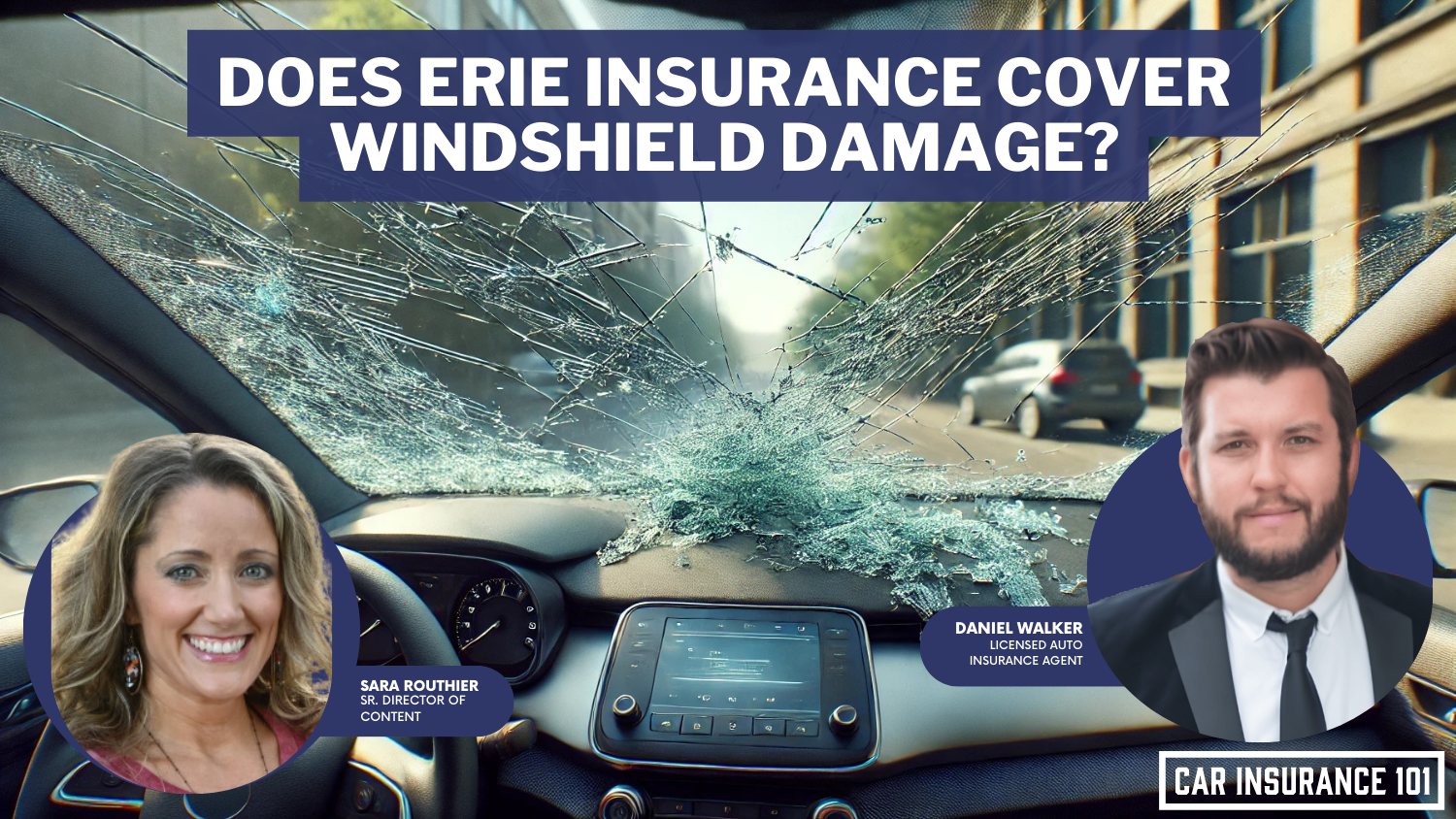 Does Erie Insurance car insurance cover damage to my windshield?