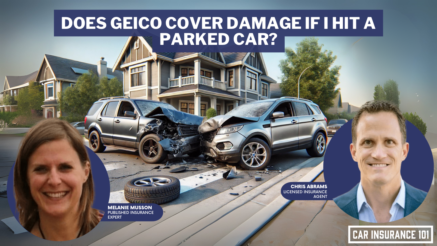 Does GEICO car insurance cover damage to my car if I hit a parked car?