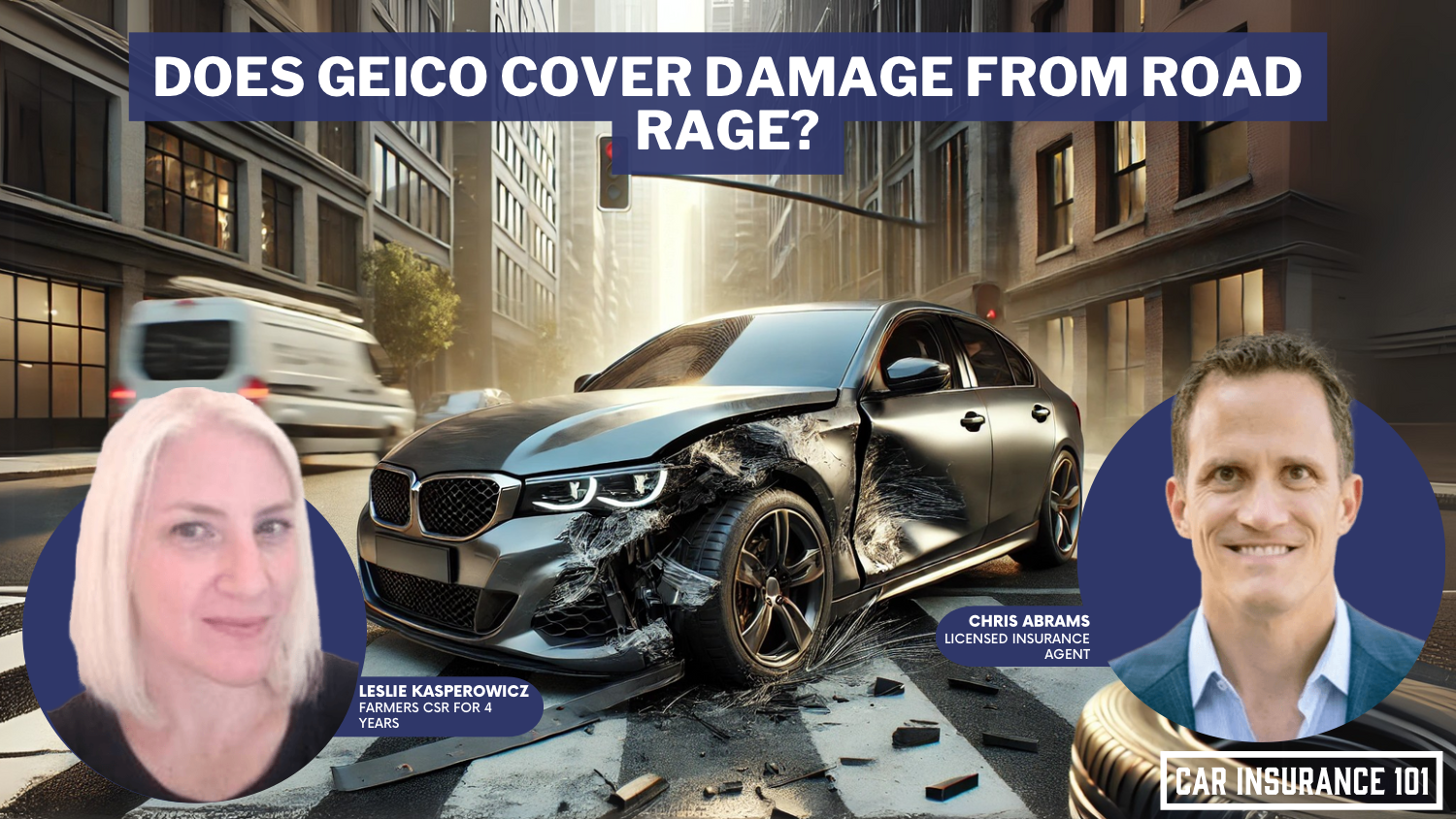 Does GEICO car insurance cover damage caused by road rage?