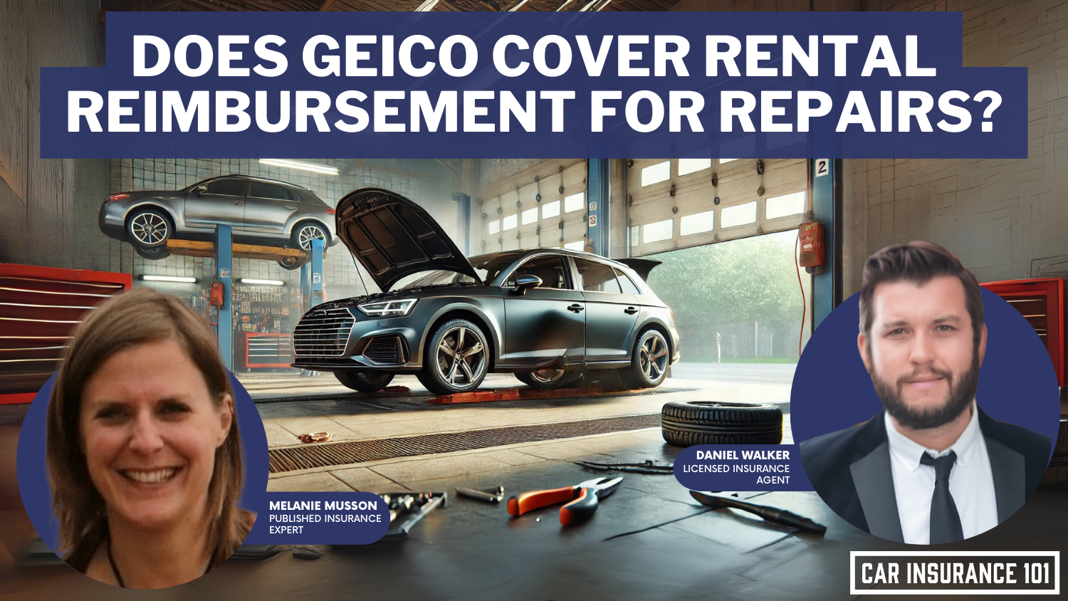 Does GEICO car insurance cover rental reimbursement if my car is being repaired?