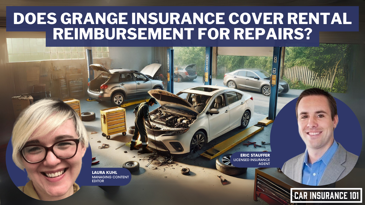 Does Grange Insurance car insurance cover rental reimbursement if my car is being repaired?