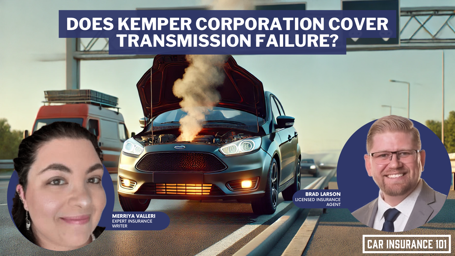 Does Kemper Corporation car insurance cover damage caused by a transmission failure?