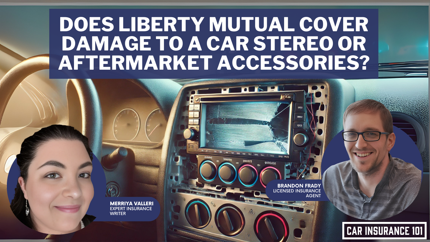 Does Liberty Mutual car insurance cover damage to my car’s stereo or other aftermarket accessories?