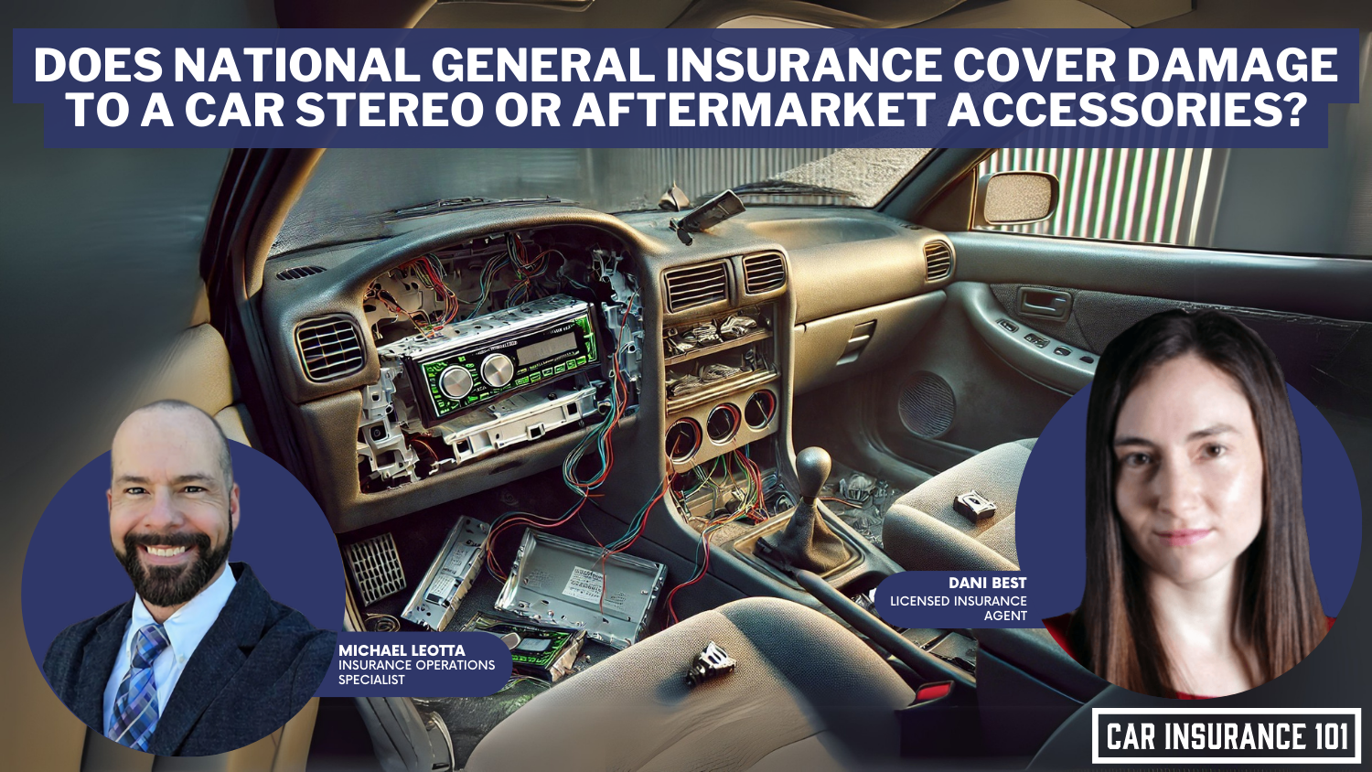 Does National General Insurance car insurance cover damage to my car’s stereo or other aftermarket accessories?