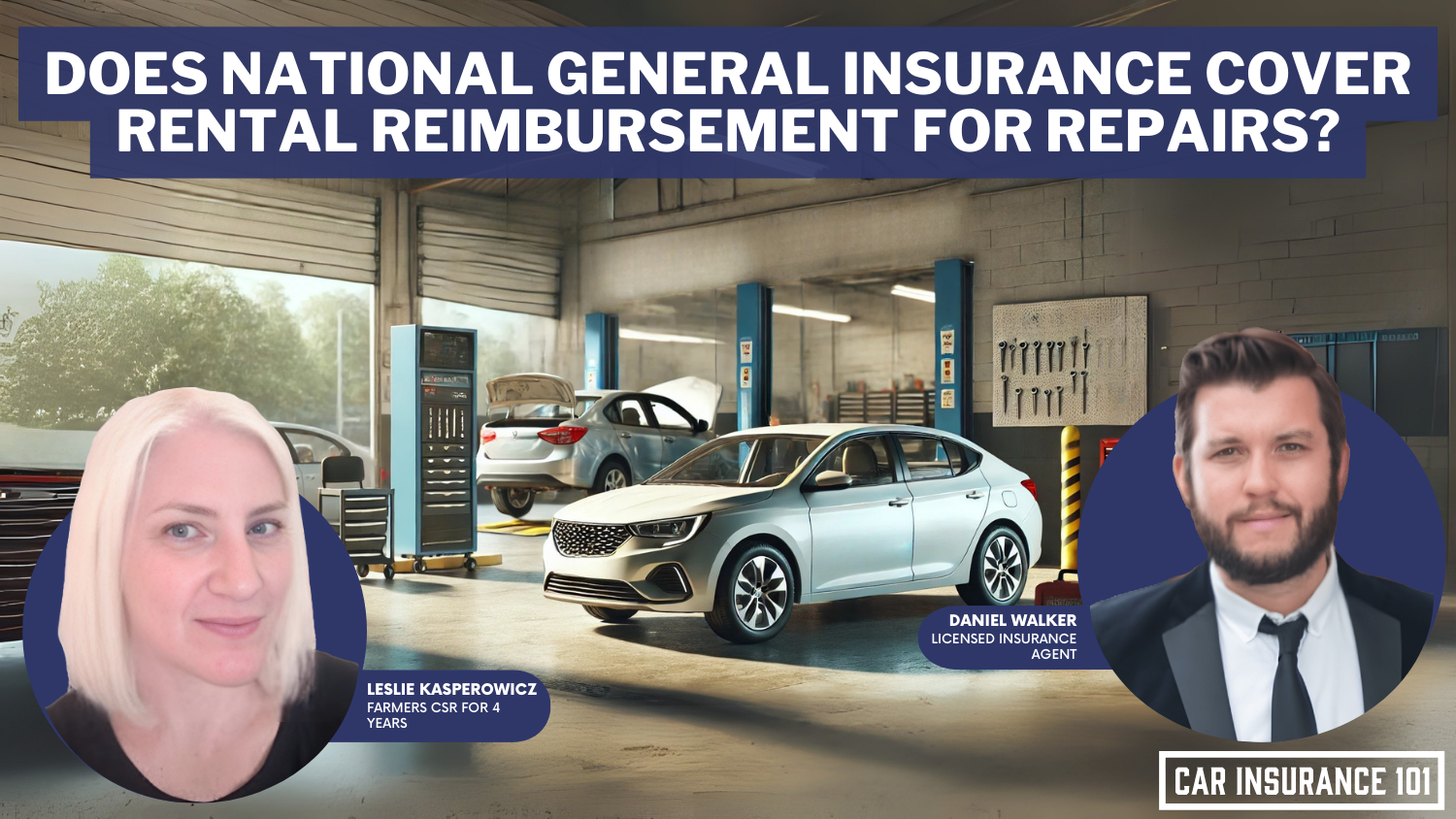 Does National General Insurance car insurance cover rental reimbursement if my car is being repaired?