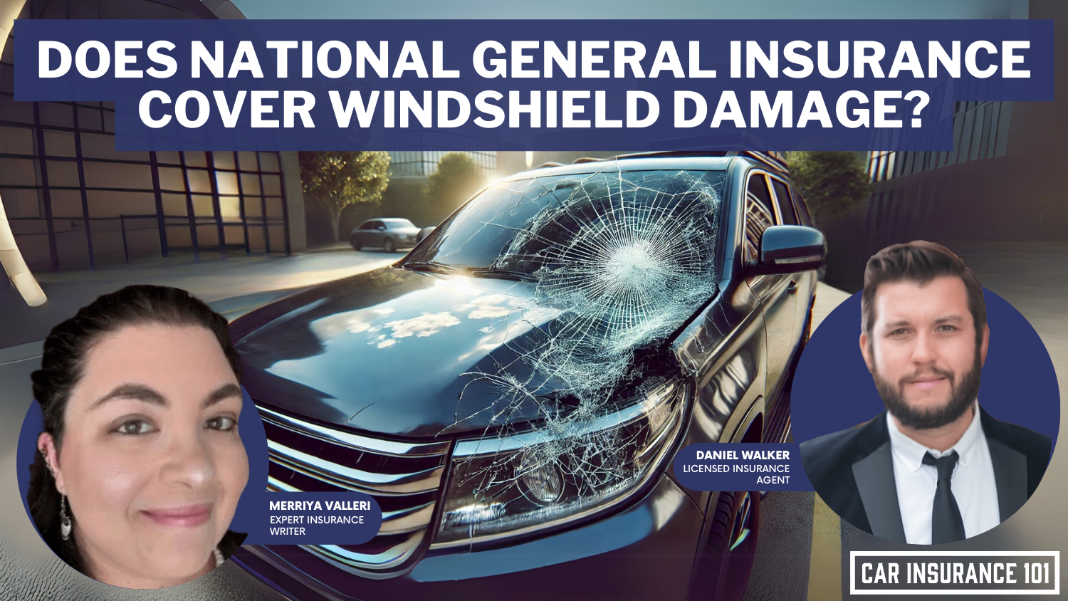 Does National General Insurance car insurance cover damage to my windshield?